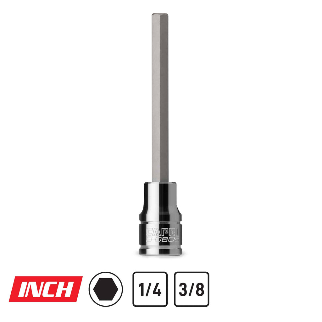 Long Hex Bit Sockets, SAE