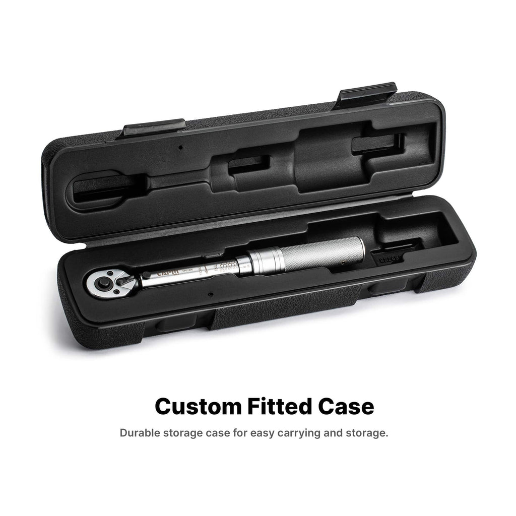 1/4" Drive Industrial Torque Wrench 30-150 in-lbs.