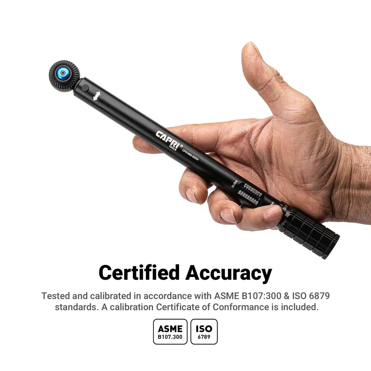3/8" Drive Mini Torque Wrench, 100-500 in-lb