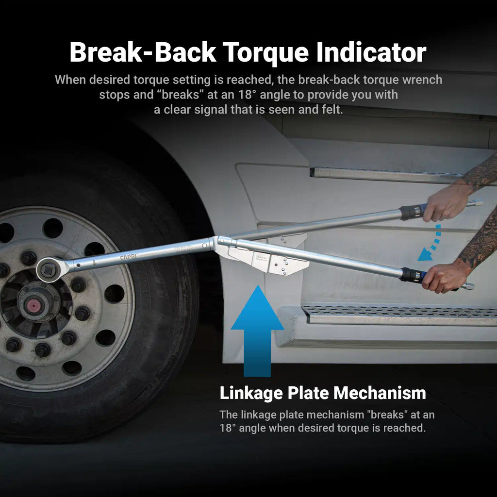 3/4" Drive 600 ft-lbs. Break-Back Torque Wrench