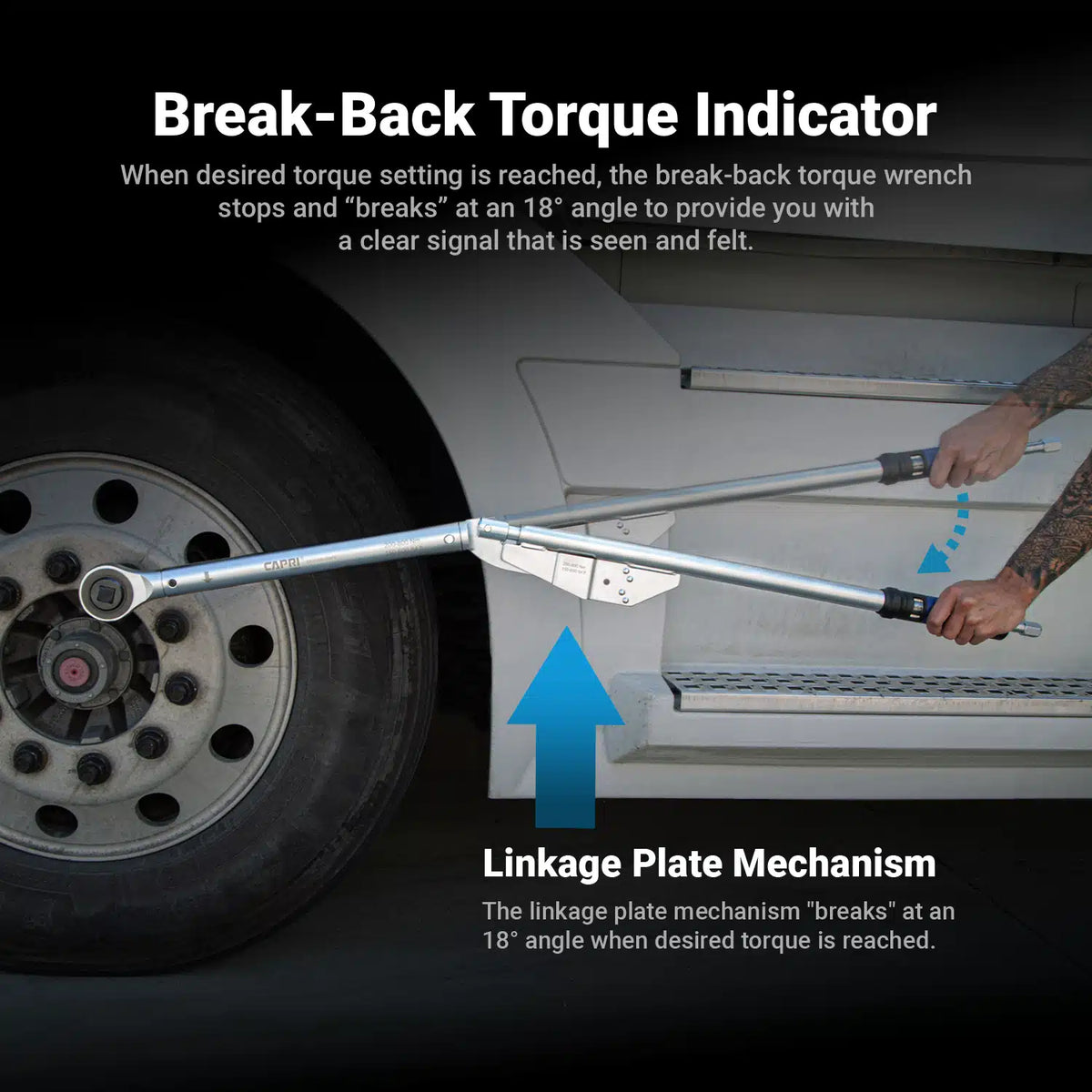 3/4" Drive 600 ft-lbs. Break-Back Torque Wrench