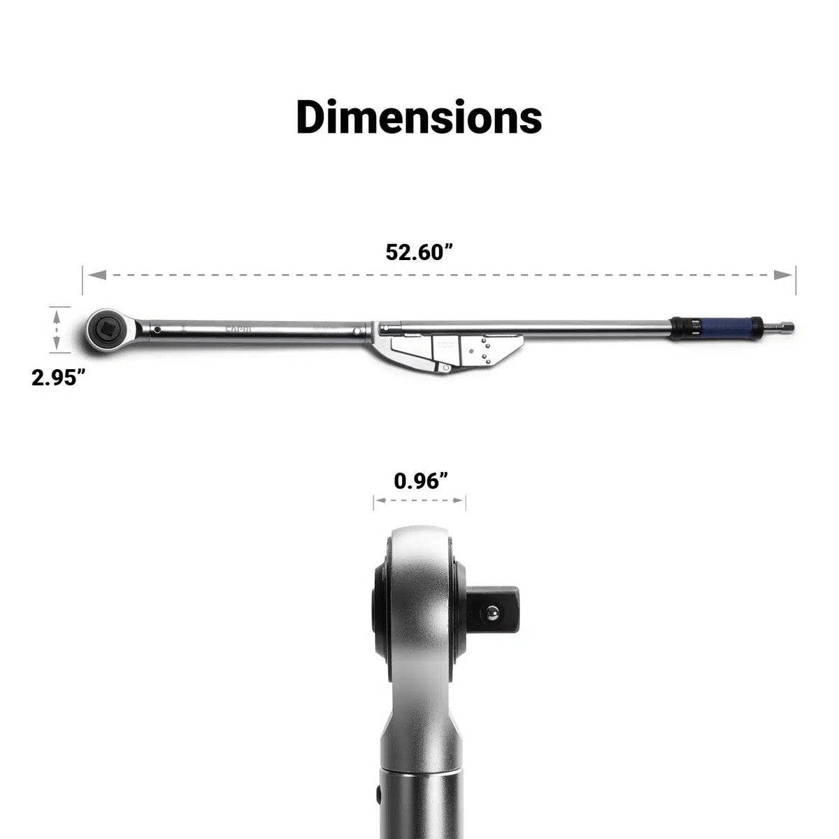 3/4" Drive 600 ft-lbs. Break-Back Torque Wrench