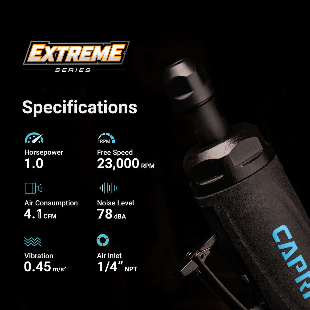 1.0 HP Straight Die Grinder