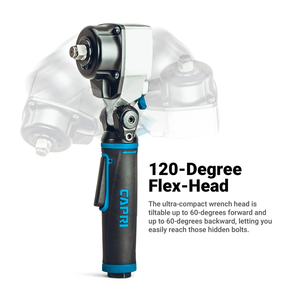 1/2" Drive Flex-Head Angle Impact Wrench