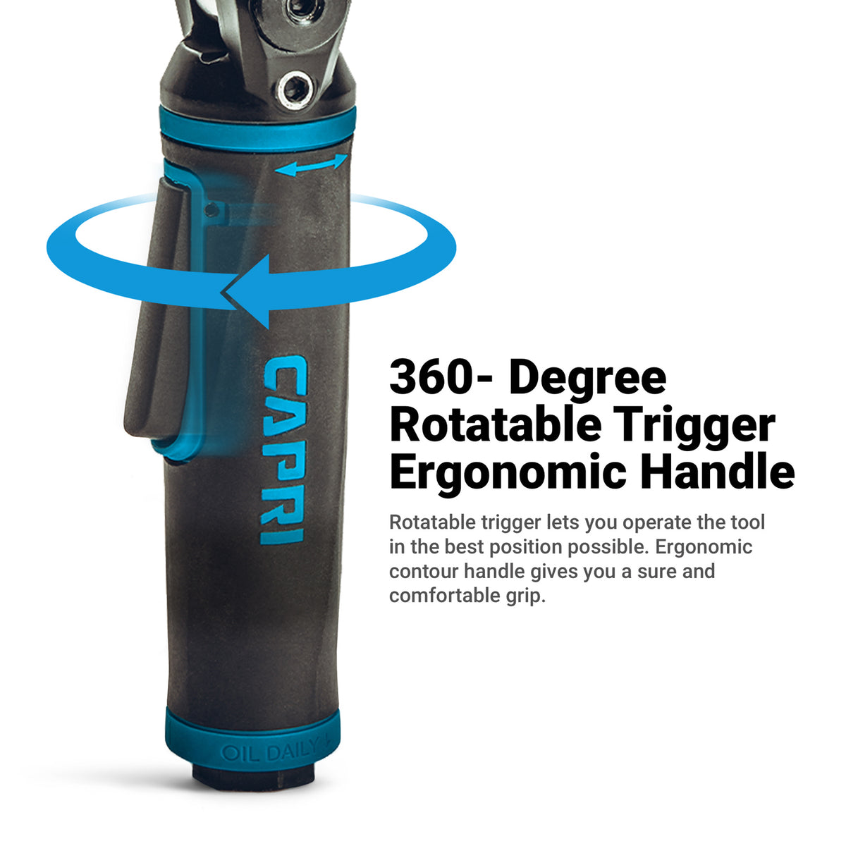 3/8" Drive Flex-Head Angle Impact Wrench