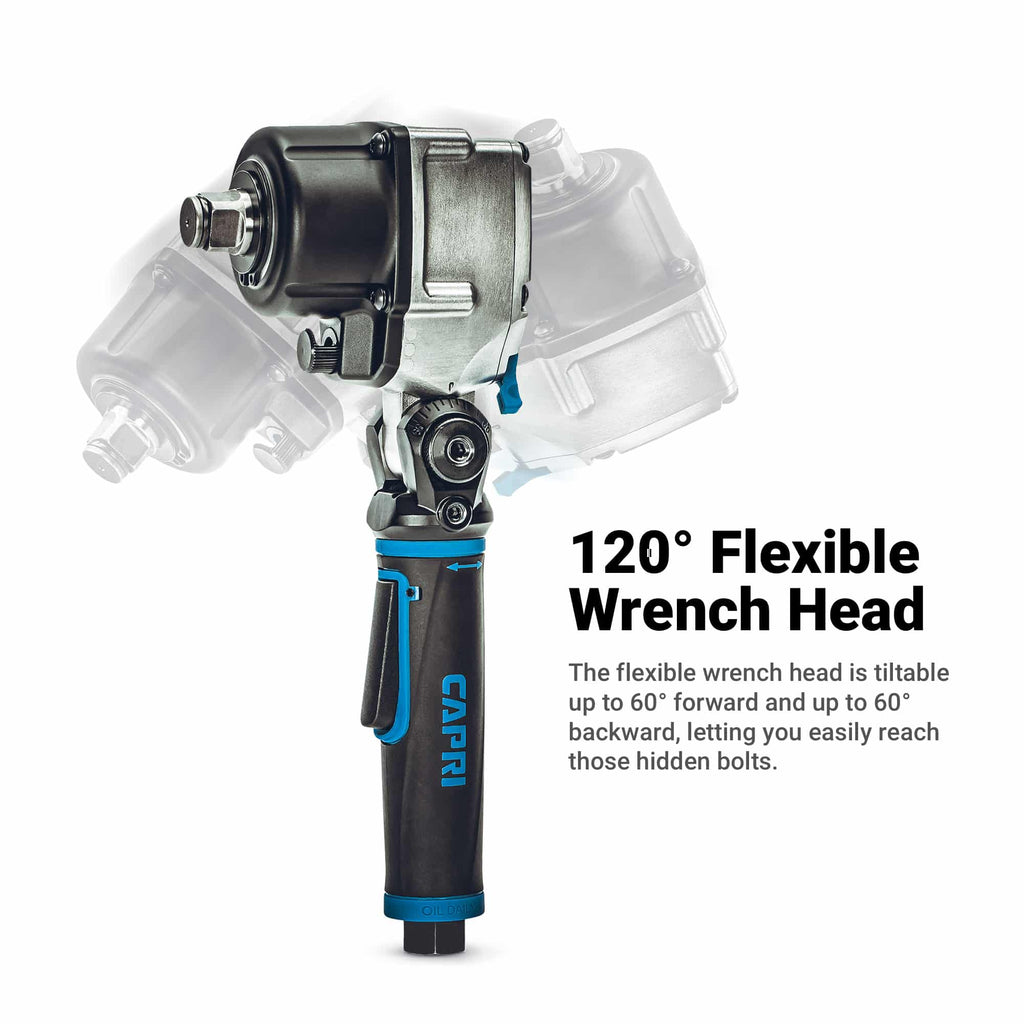 3/4" Drive Flex-Head Angle Impact Wrench
