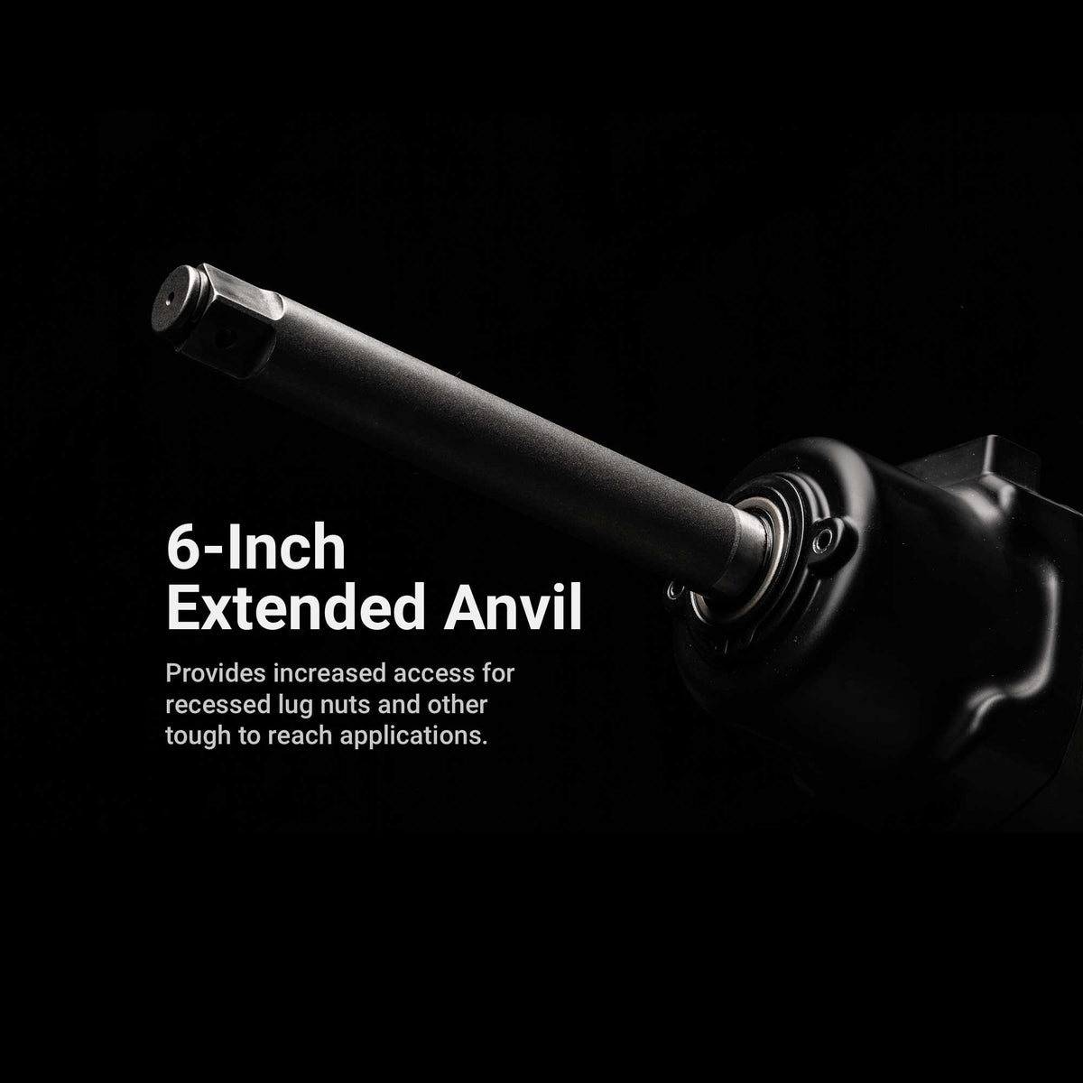 3/4" Drive Impact Wrench, Twin Power, 6-inch Anvil