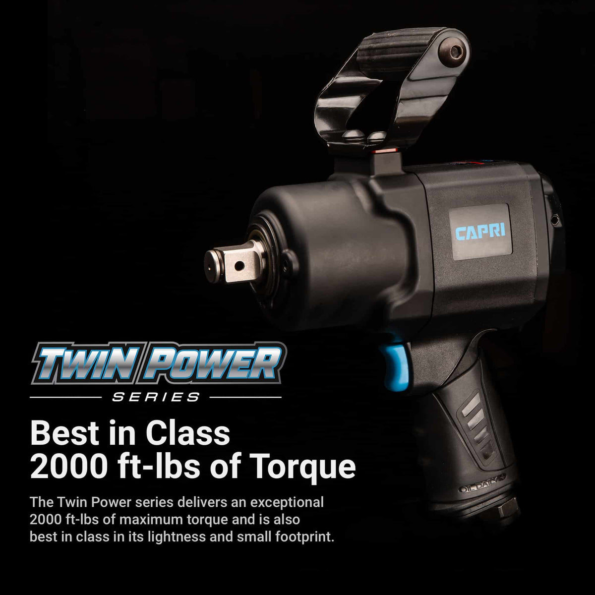 1" Drive Impact Wrench, Twin Power