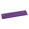 3/8" Drive Premium 3 Row Aluminum Socket Tray, Metric 6-22 mm, Purple