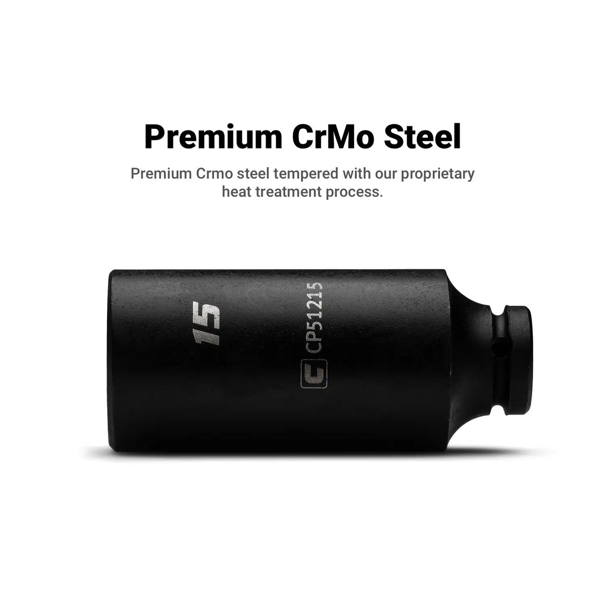 1/4" Drive Deep Impact Sockets, 6-Point, Metric