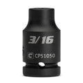 1/4" Drive Shallow Impact Sockets, 6-Point, SAE