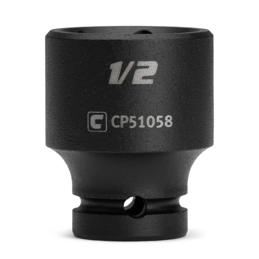 1/4" Drive Shallow Impact Sockets, 6-Point, SAE