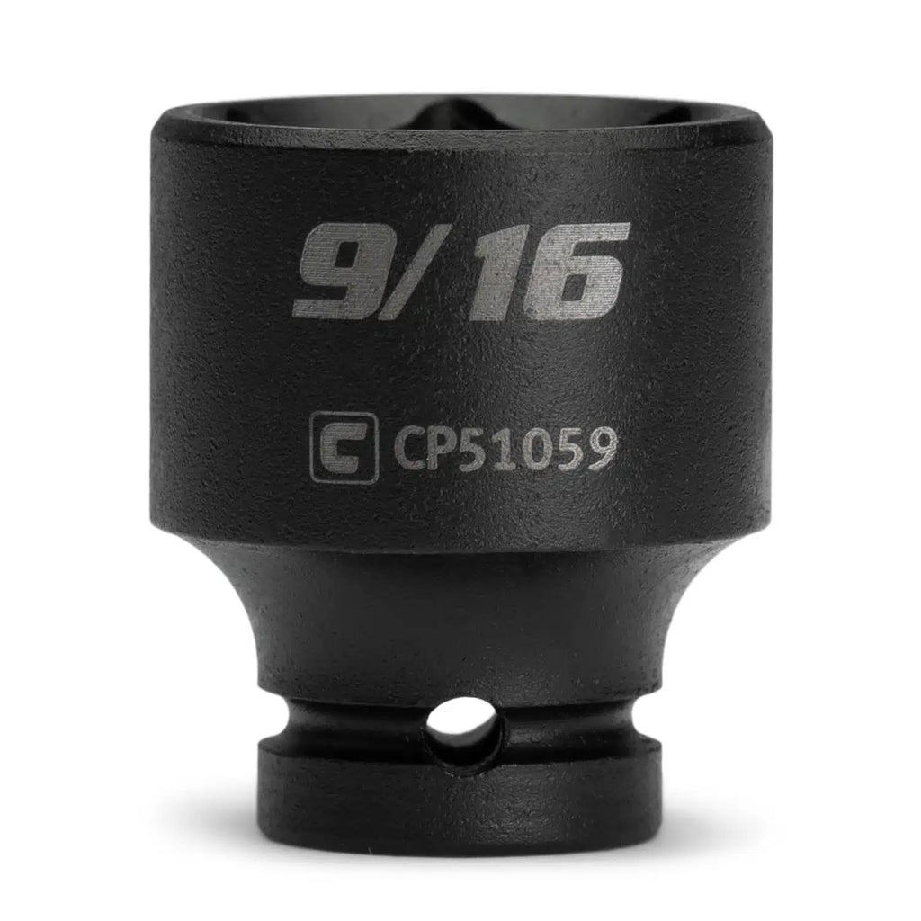 1/4" Drive Shallow Impact Sockets, 6-Point, SAE