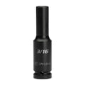 1/4" Drive Deep Impact Sockets, 6-Point, SAE
