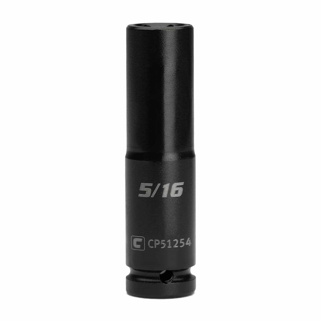 1/4" Drive Deep Impact Sockets, 6-Point, SAE