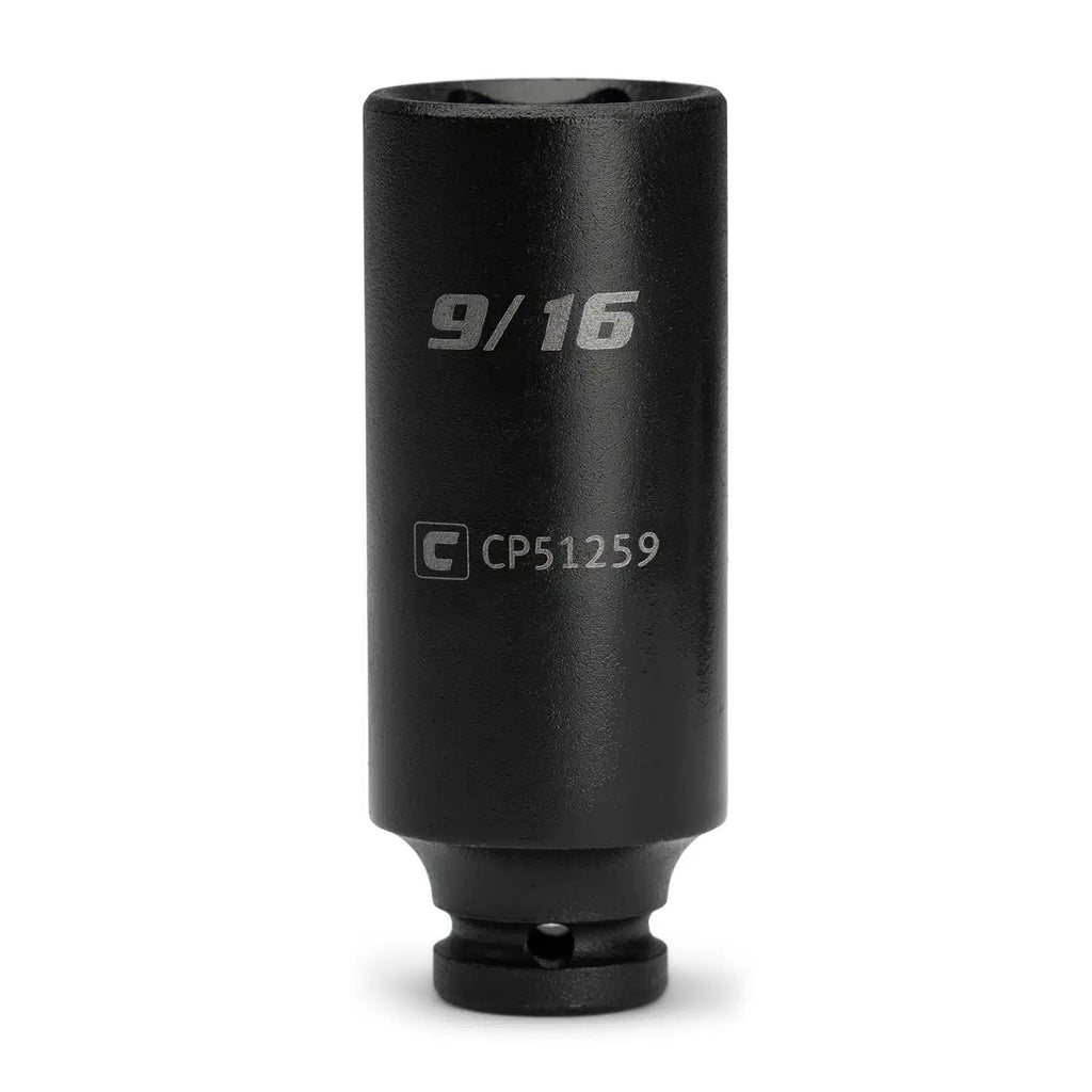 1/4" Drive Deep Impact Sockets, 6-Point, SAE