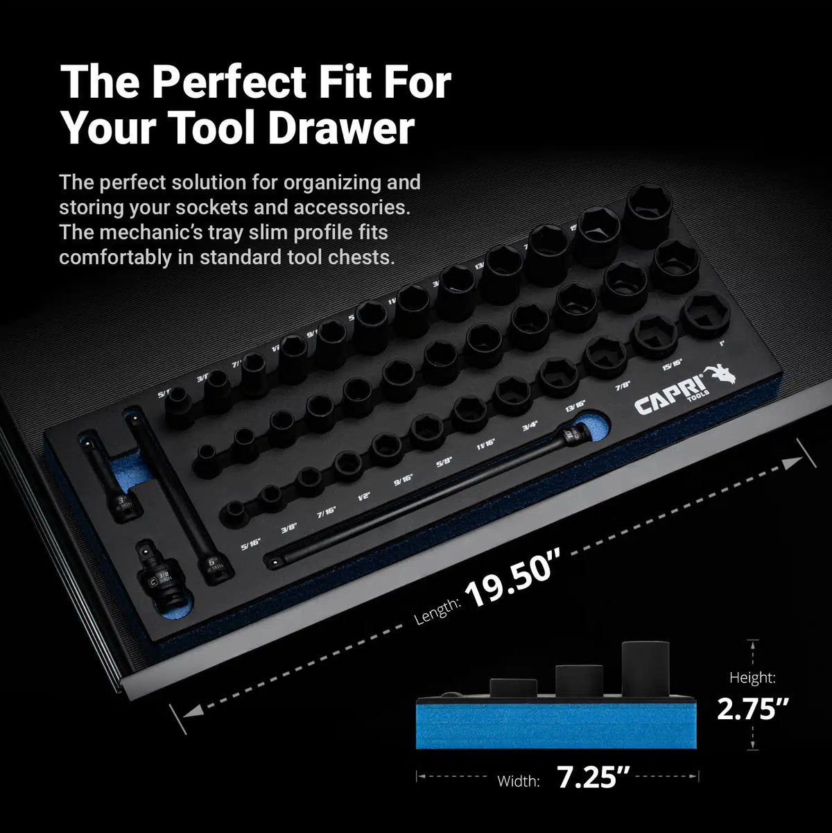 3/8" Drive 6-Point Ultimate Impact Socket Set, 5/16-1"
