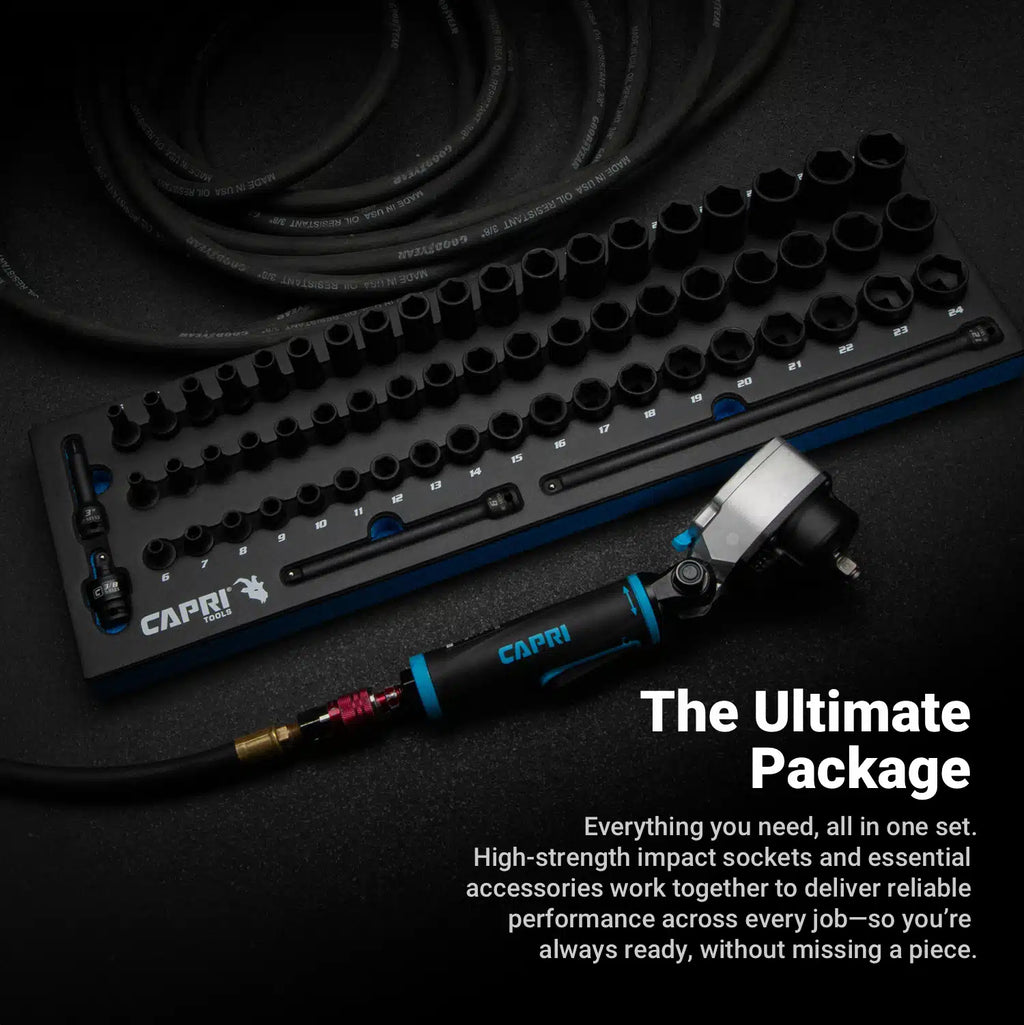 3/8" Drive 6-Point Ultimate Impact Socket Set, 6-24 mm