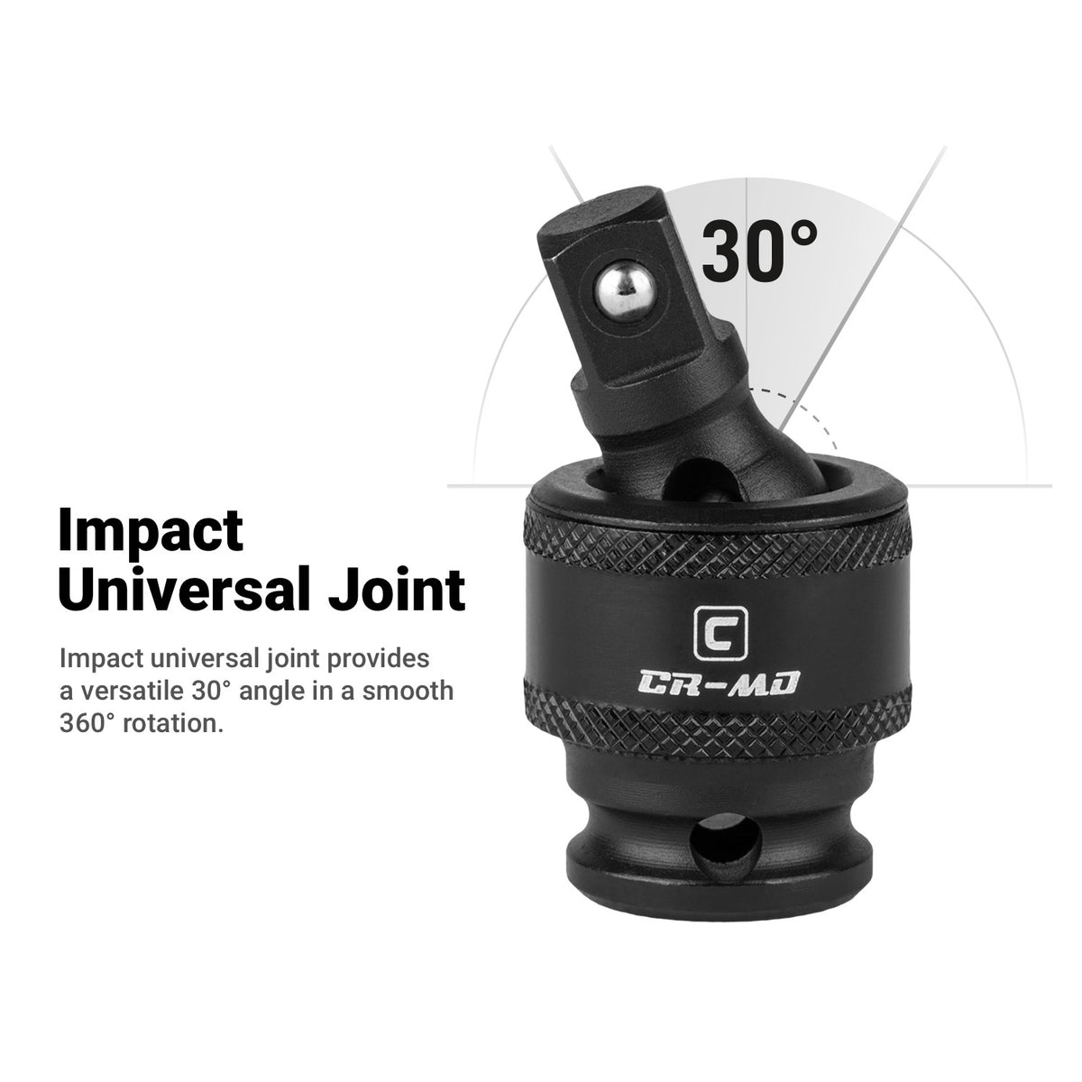 3/8" Drive 6-Point Master Impact Socket Set, Metric & SAE