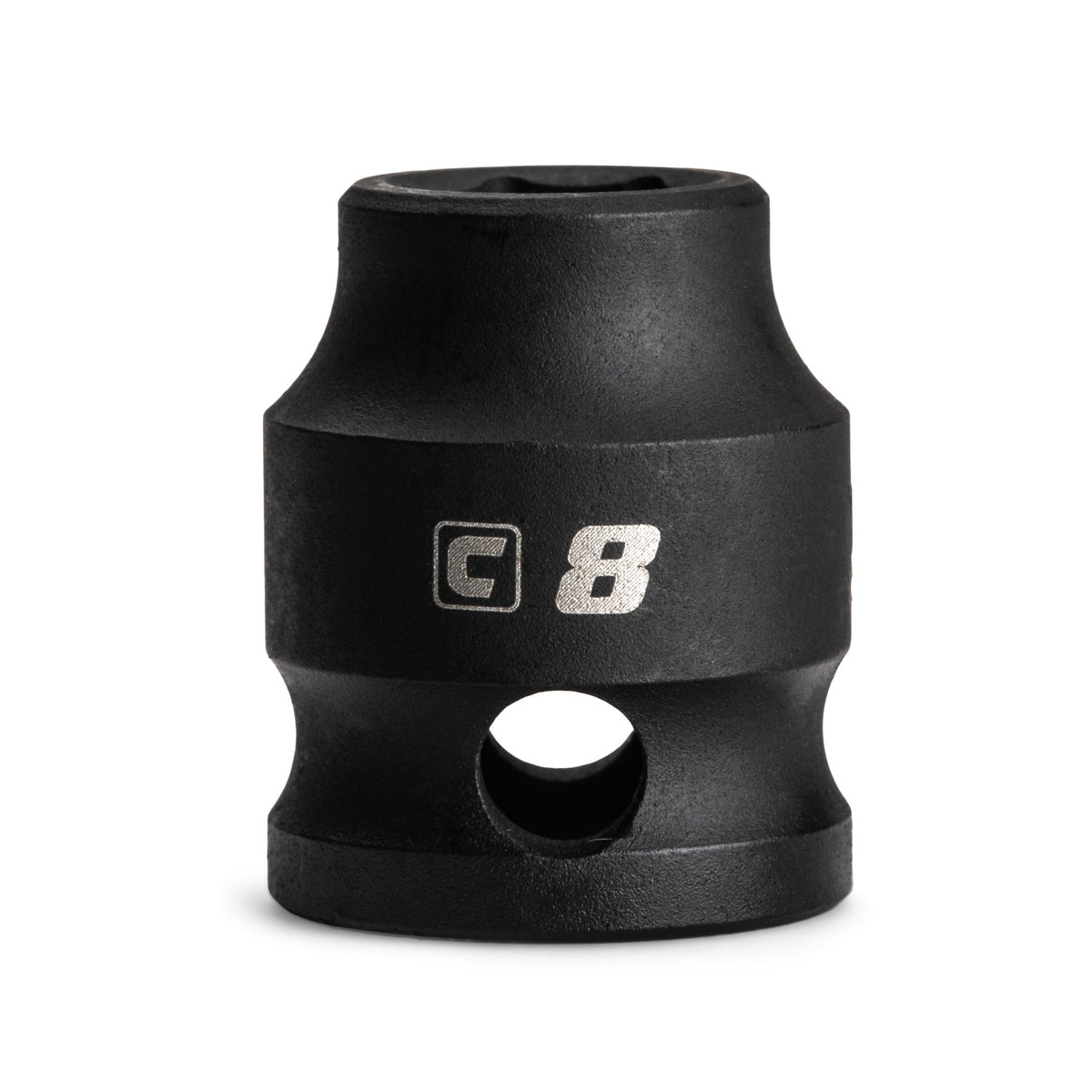 3/8" Drive Stubby Impact Sockets, 6-Point, Metric