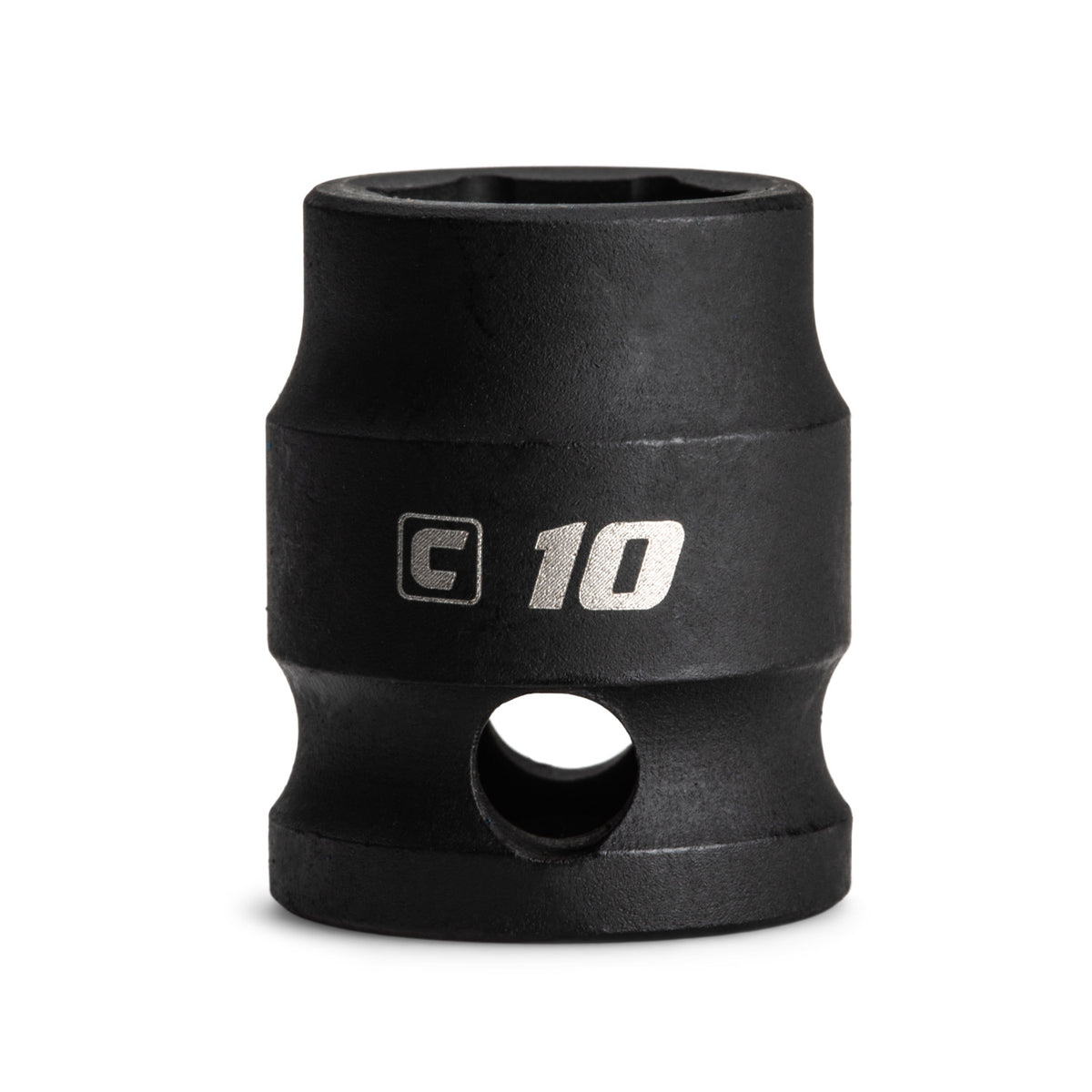 3/8" Drive Stubby Impact Sockets, 6-Point, Metric