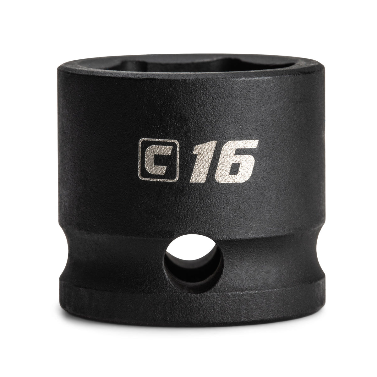 3/8" Drive Stubby Impact Sockets, 6-Point, Metric