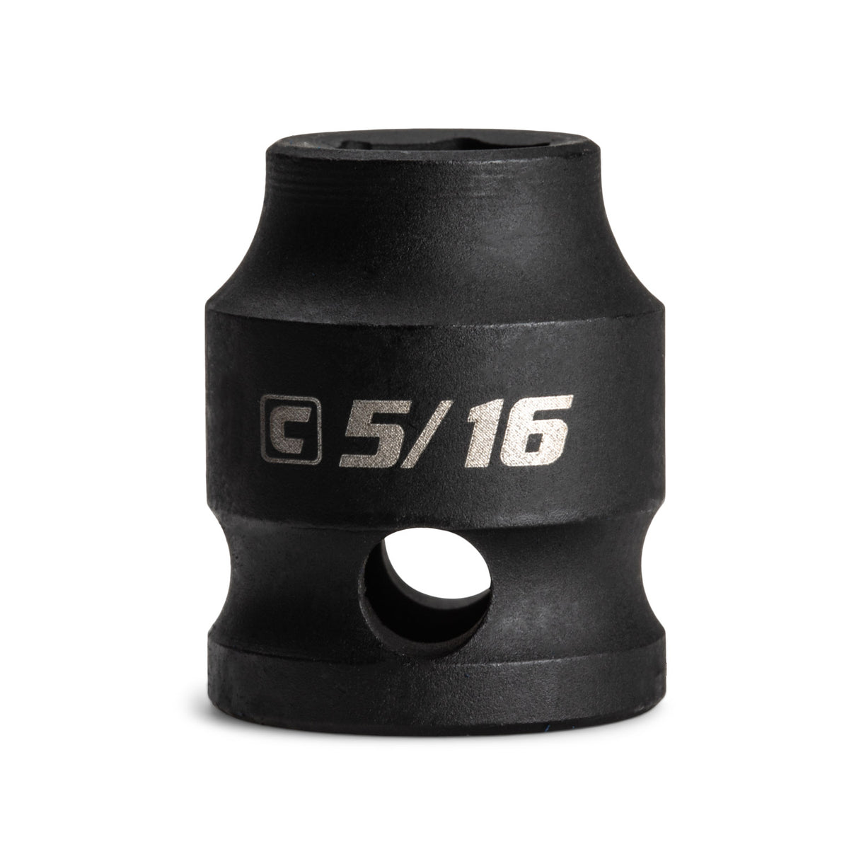 3/8" Drive Stubby Impact Sockets, 6-Point, SAE