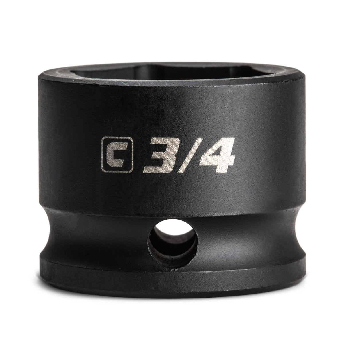 3/8" Drive Stubby Impact Sockets, 6-Point, SAE