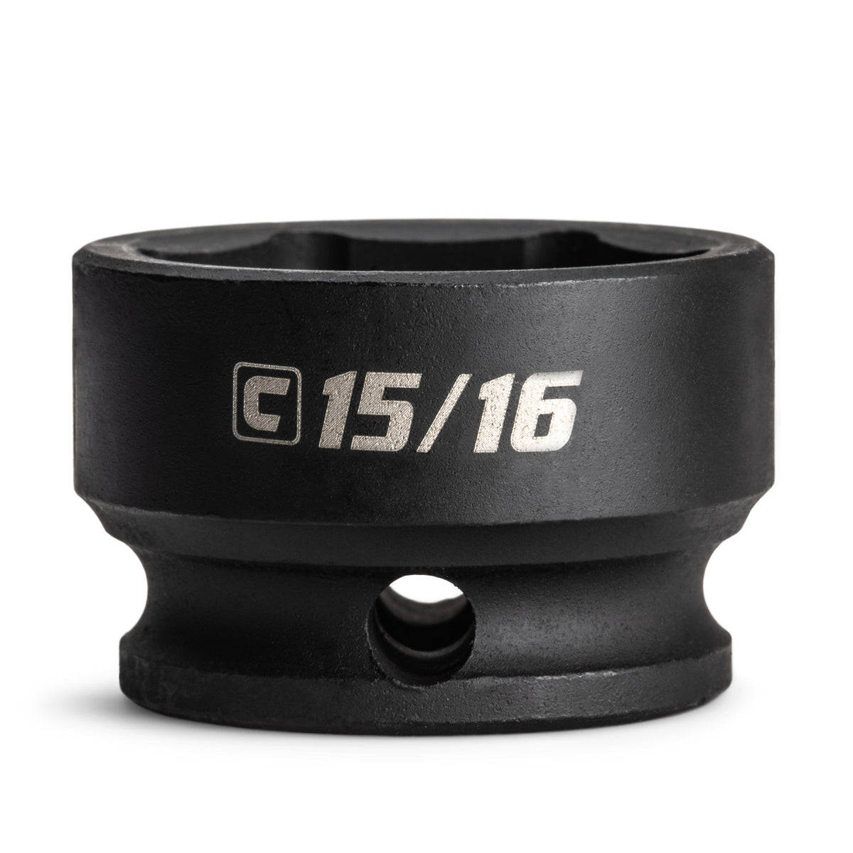 3/8" Drive Stubby Impact Sockets, 6-Point, SAE