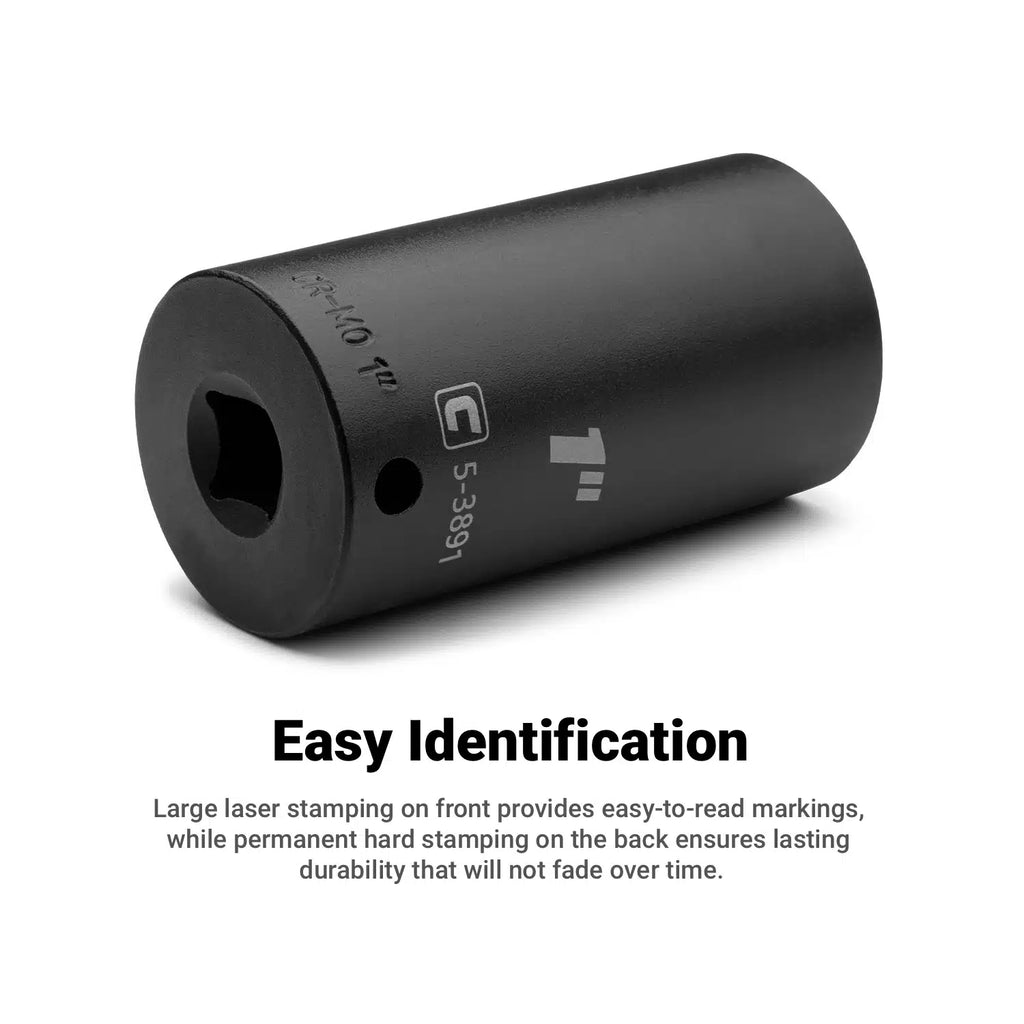 3/8" Drive Deep Impact Socket, 12-Point SAE