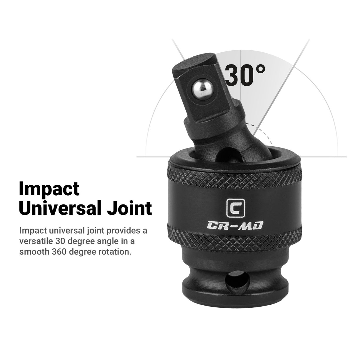 1/2" Drive 6-Point Master Impact Socket Set, Metric & SAE