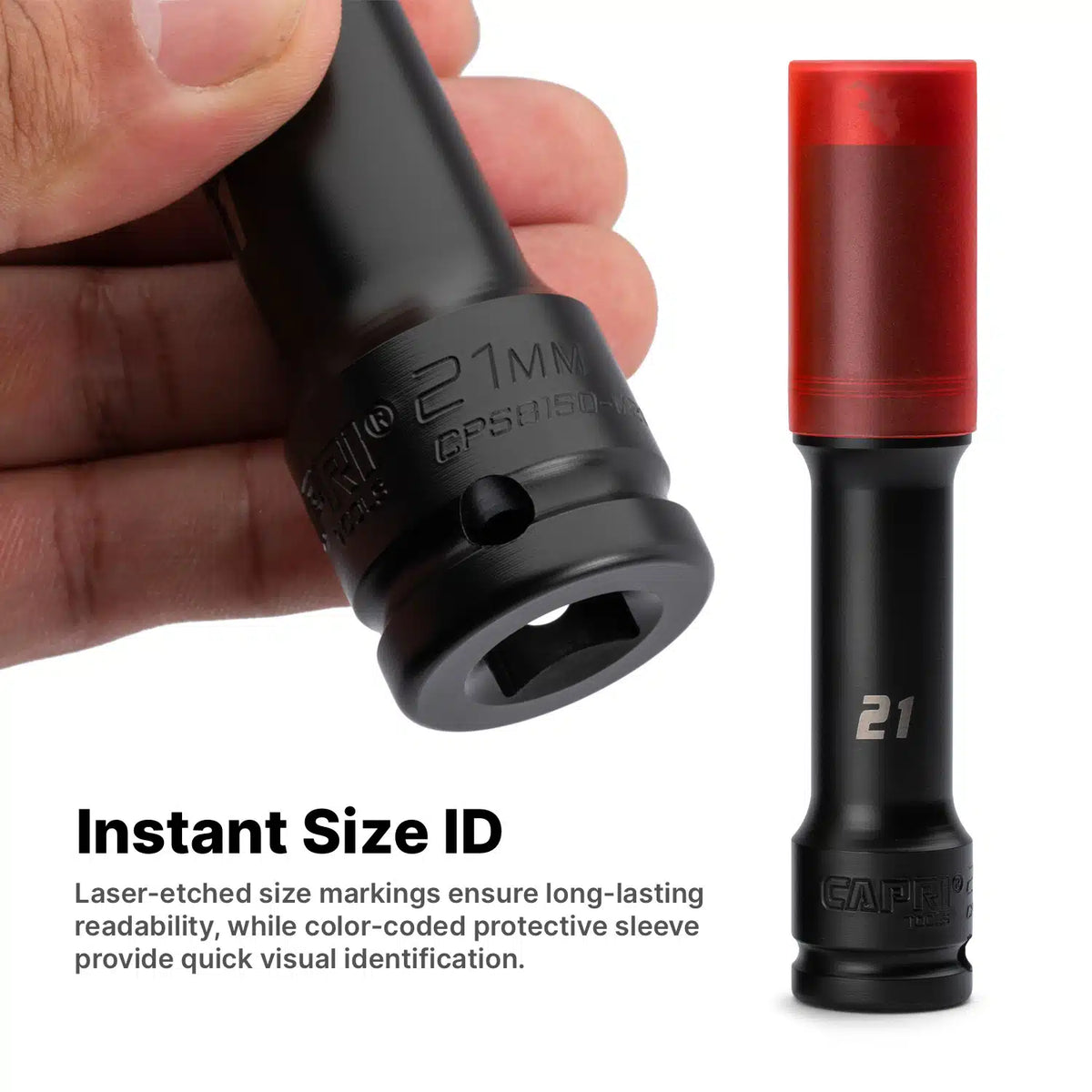 1/2" Drive Extended Wheel Lug Nut Sockets