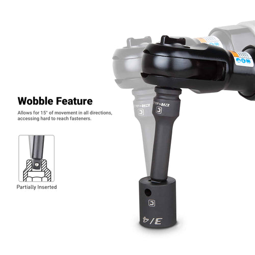 1/2" Drive Impact Wobble Extension Bars