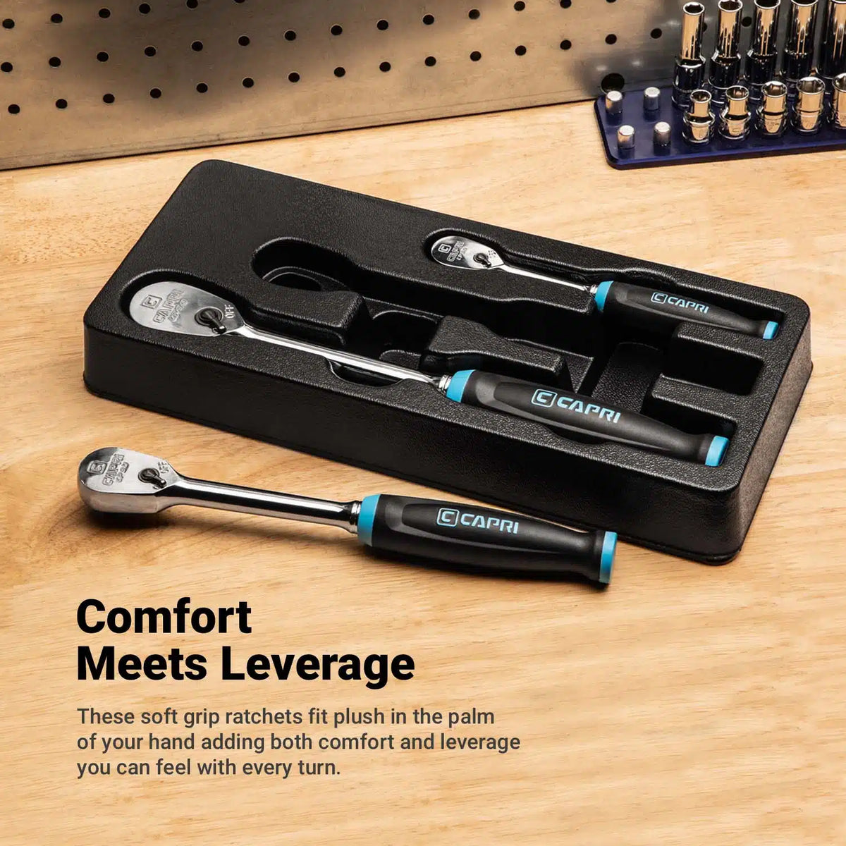 90-Tooth Soft Grip Ratchet Set