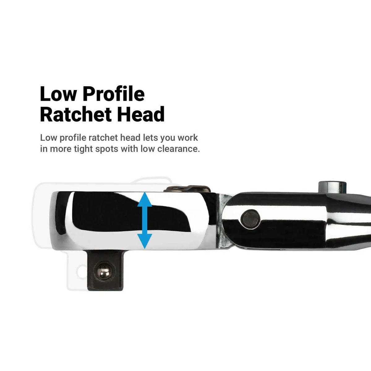 90-Tooth Extra Long Locking Flex-Head Soft Grip Ratchets