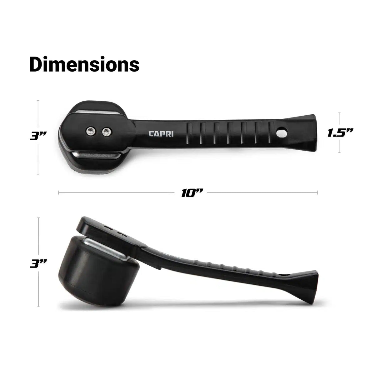10-inch Soft Rubber Mallet