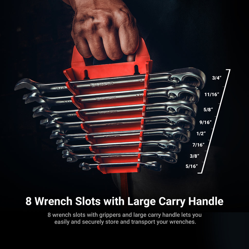 Wrench Rack Organizer, 8-Slot