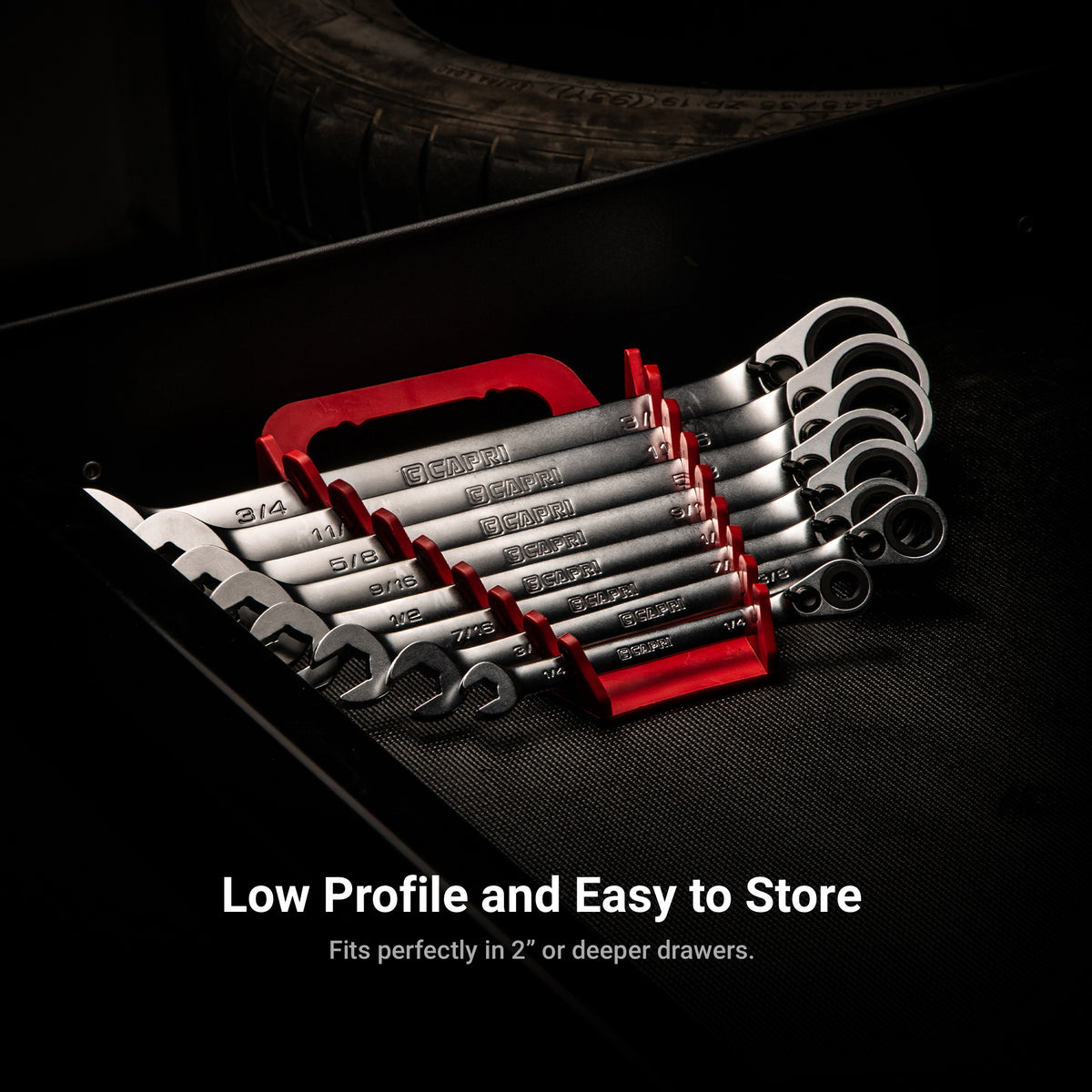 Wrench Rack Organizer, 8-Slot